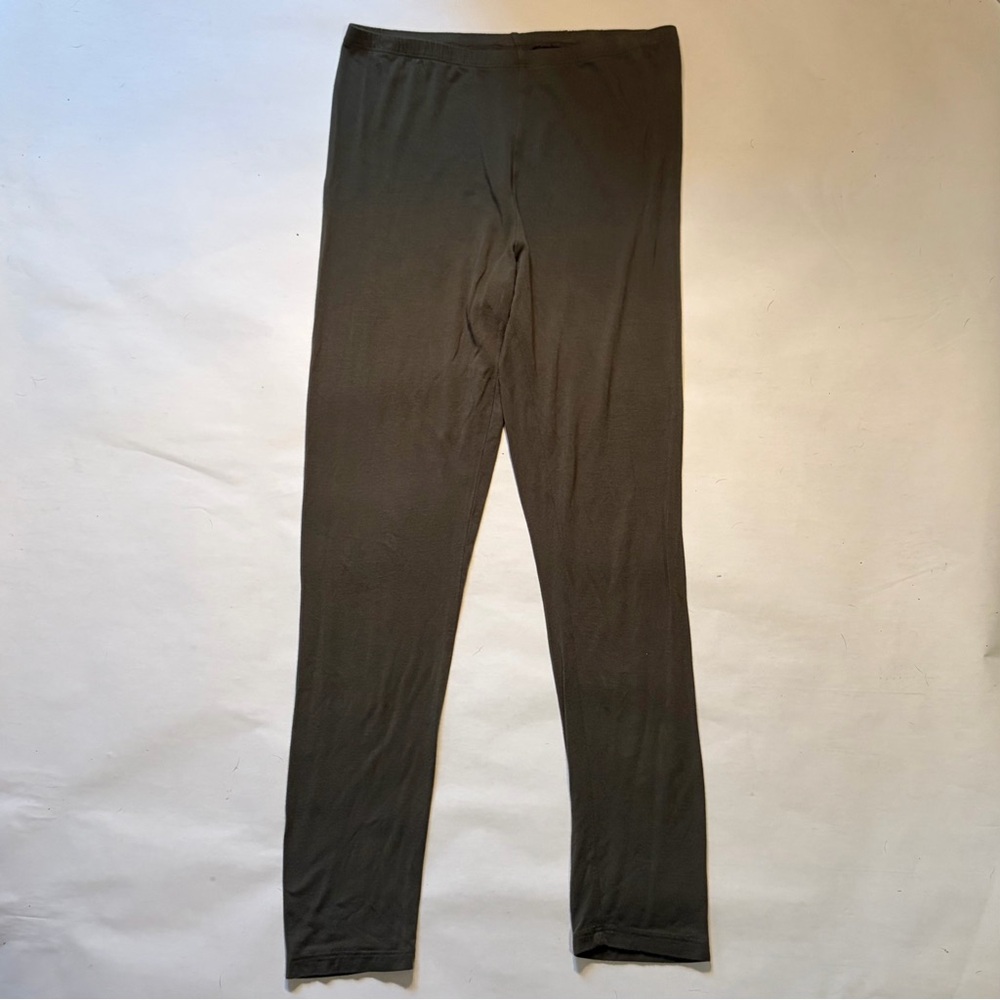 Joe Boxer Olive Green Leggings Loungewear Casual Sleepwear Stretchy Size S EUC